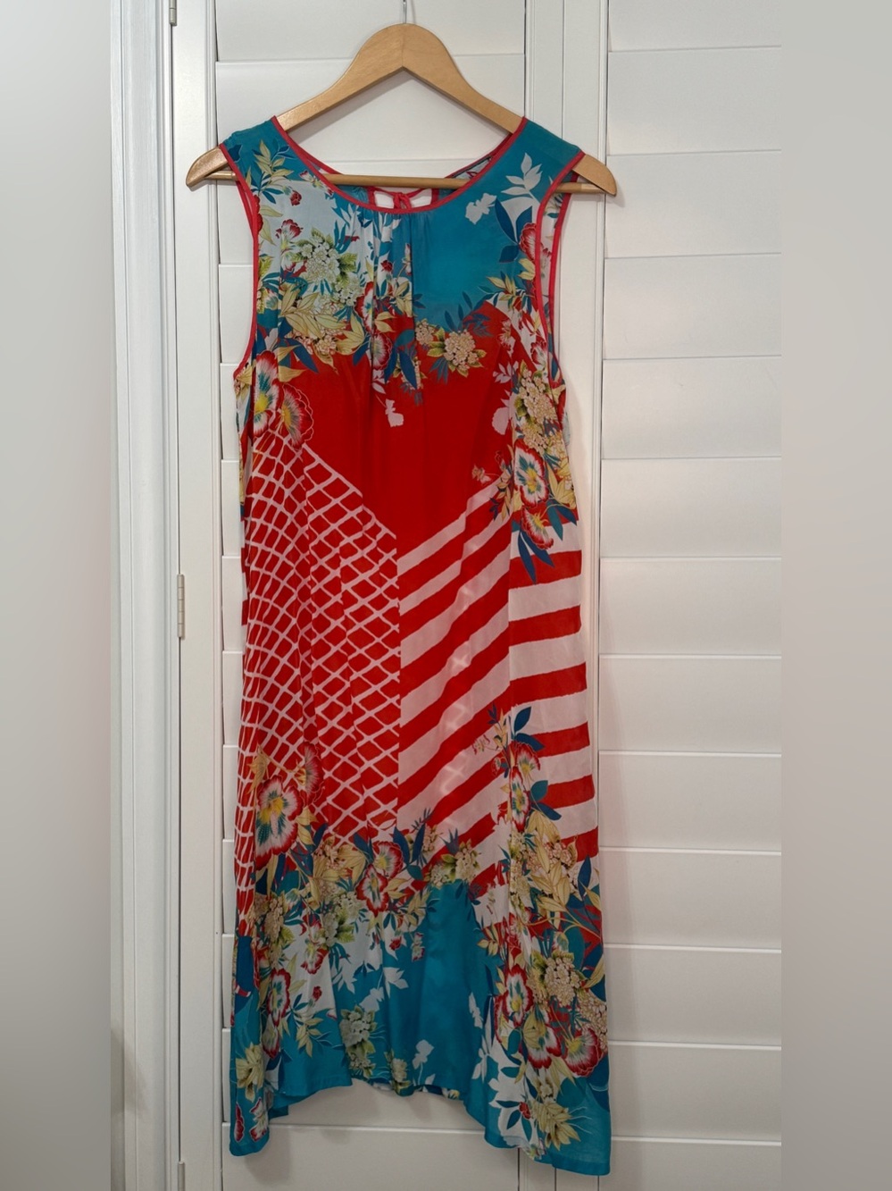Johnny Was multi print dress